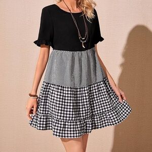 Emery Rose Gingham Dress